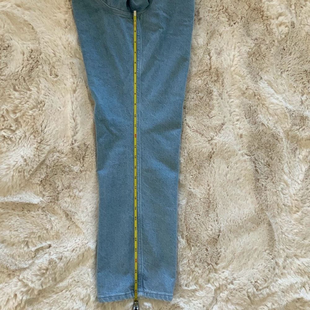 Good American Good Icon Patchwork Ankle Jeans Size 8/29 - Picture 9 of 9
